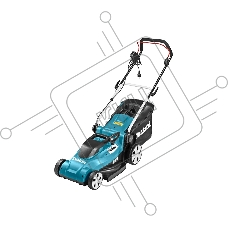 Газонокосилка роторная Makita ELM4120 1600Вт,41см,7уровн,20\75мм,45л,14.5кг,кор,пластик,2Cut,инд заполнения