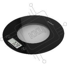 Весы кухонные электронные Endever Chief-601, черный, вес от 5 г до 5 кг, LCD-дисплей,закаленное стекло, 20 шт./уп.
