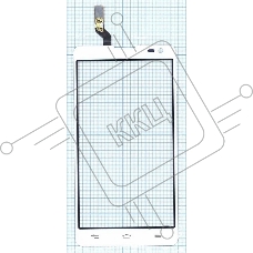 Сенсорное стекло (тачскрин) для LG Optimus L9 II D605, белое