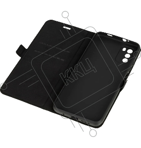 Чехол (флип-кейс) DF poFlip-03, для Xiaomi Poco M3, черный [df poflip-03 (black)]