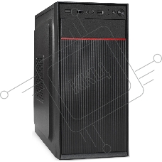 Компьютерный корпус Minitower ExeGate BAA-113-UNS400 (mATX, БП UNS400 с вент. 12см, 2*USB, аудио, черный)