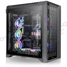 Компьютерный корпус Thermaltake CTE C700 TG ARGb черный без БП ATX 3x140mm 2xUSB3.0 audio bott PSU