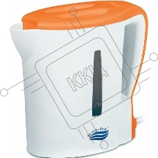 Чайник электрический Великие Реки Мая-1 бело-оранжевый