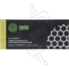 Картридж лазерный Cactus CS-C055HY жёлтый (5900 стр.) для Canon LBP663Cdw/LBP664Cx/MF746Cx/MF742Cdw/MF744Cdw