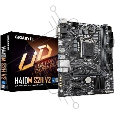 Материнская плата Gigabyte H410M S2H V2 2.1, LGA 1200, Intel H470, 2xDDR4, 4xSATA, 1xM.2, 1xPCIe 3.0 x16, 2xPCIe x1, 1xHDMI, 1xDVI-D, 1xVGA, 1x 1Gb LAN, 2xUSB-A 3.2 Gen 1, 4xUSB-A 2.0, 3x3.5 мм, 7.1, mATX