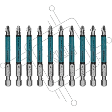 Бита Gross PH2х70 мм, сталь S2, кругл., отрывн., 10 шт.