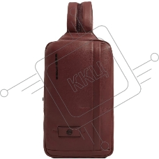 Рюкзак слинг Piquadro Russel CA6764W137/CU красное дерево кожа