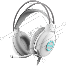 Наушники с микрофоном A4Tech Fstyler FH300U белый 2м накладные USB оголовье