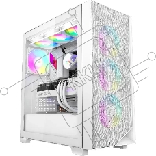 Компьютерный корпус PcCooler C3D510 WH ARGB белый без БП ATX 3x120mm 2xUSB3.0 1xUSB3.1 audio bott PSU