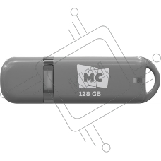 Флешка USB MORE CHOICE МФБ128 Grey (4620202558985), 128GB, USB 3.0, R/W 25/15, серый