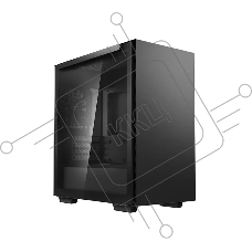 Компьютерный корпус Deepcool MACUBE 110 BK без БП, боковое окно (закаленное стекло), черный, mATX