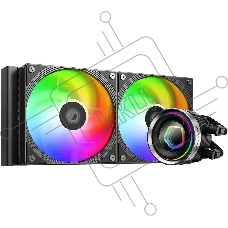Система жидкостного охлаждения ID-Cooling FX240 INFINITY ARGB черный 120мм алюминий+медь 2000rpm 27.2db 4-pin 300W