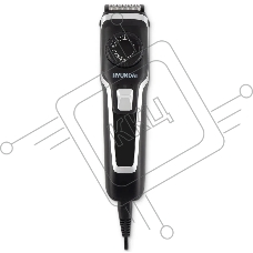 Машинка для стрижки Hyundai H-HC7127 черный 5Вт (насадок в компл:1шт)