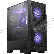 Компьютерный корпус MSI MAG FORGE 100M / mid-tower, ATX, tempered glass side panel / 2x RGB 120mm & 1x 120mm fans inc. / MAG FORGE 100M