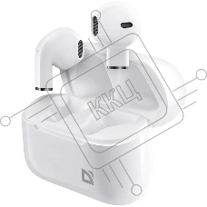 Гарнитура беспроводная DEFENDER (63955) Twins 955 белый, TWS, Bluetooth