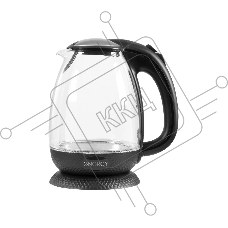 Чайник Energy E-250 (1,7 л) стекло, пластик черный