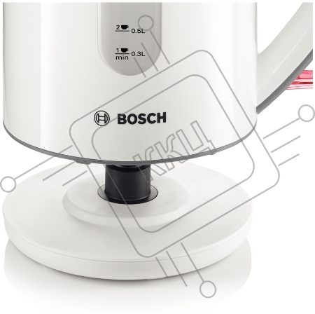 Чайник Bosch TWK7601,об.1,7л, 2200Вт., пластик, белый