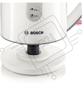 Чайник Bosch TWK7601,об.1,7л, 2200Вт., пластик, белый