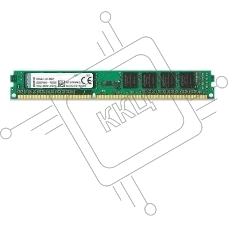 Оперативная память Kingston ValueRAM, DDR3, 4GB (1x4GB), 1600MHz, CL11, DIMM