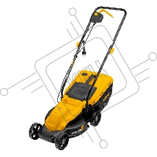 Газонокосилка электрическая Denzel GM-1100, 1100 Вт, шир. 32 см, 3 уров., травосб. 30 л