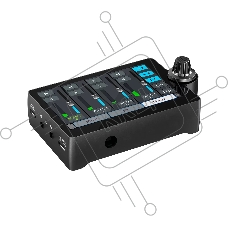 Аудиоинтерфейс USB 110305A3004 Icon AIO2 АЦП/ЦАП 24 бит/192 кГц, 3,9