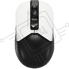 Мышь беспроводная A4Tech Fstyler FB12S черный/белый, 1200 dpi, радиоканал, Bluetooth, USB, кнопки - 3