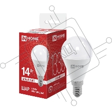 Лампа светодиодная LED-ШАР-VC 14Вт 230В E14 4000К 1330лм IN HOME 4690612047843