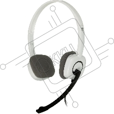 Гарнитура проводная с микрофоном Logitech H150 белый накладные оголовье (981-000350)