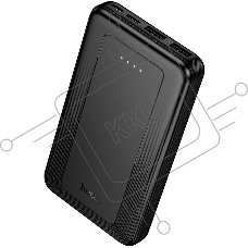 Внешний аккумулятор 10000mAh 2USB+1Type-C+1micro USB 2.0A Hoco J165 (Black)