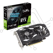 Видеокарта Asus DUAL-RTX3050-O6G NVIDIA GeForce RTX 3050 6Gb 96bit GDDR6 PCI-E 4.0 1507/14000 DVIx1 HDMIx1 DPx1 HDCP Ret