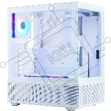 Компьютерный корпус 1STPLAYER MIKU Mi7-A ARGB белый / ATX / 3x120мм ARGB fans / Mi7-A-WH-2FC7R-W-1FC7-W