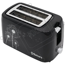 Тостер Sakura SA-7608BK 750Вт подогрев черн
