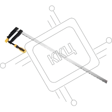 Струбцина F-образная Deli DL111280 800x120 мм, макс. усилие зажима 2000N, резьба 12мм
