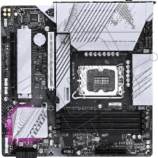 Материнская плата Gigabyte B760M AORUS ELITE WIFI6E GEN5, LGA1700, Intel B760, 4xDDR5, 4xSATA, 2xM.2 PCIe 4.0, 1xPCIe 5.0 x16, 1xPCIe 4.0 x4, 1xHDMI, 1xDisplayPort, 1x 2.5Gb LAN, 1xUSB 3.2 Gen2x2 Type-C, 1xUSB 3.2 Gen2 Type-A, 3xUSB 3.2 Gen1, 4xUSB 2.0, 2x3.5 мм, 7.1, microATX