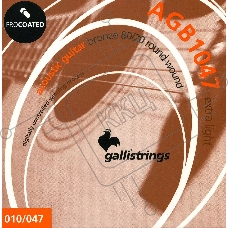 Комплект струн GALLI STRINGS AGB1047 для акустической гитары
