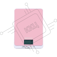 Весы кухонные электронные Kitfort KT-803-2 макс.вес:5кг розовый