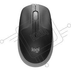 Мышь беспроводная Logitech M190 серый, 1000 dpi, радиоканал, USB, кнопки - 3