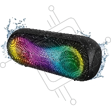Портативная акустика Sven PS-165, черный (16 Вт, Waterproof (IPx6), TWS, Bluetooth, microSD, 3000мА*ч)