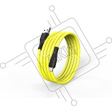 Кабель Smartbuy (iK-12-S21by) S21 MicroUSB желтый, 2.4 А, сил., 1 м