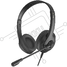 Наушники с микрофоном A4Tech Fstyler FH100 черный 2м