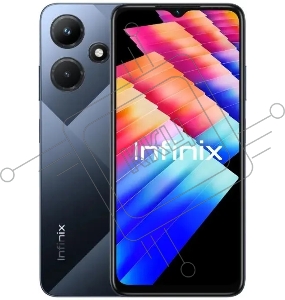Смартфон Infinix X669D Hot 30i 128Gb 4Gb черный моноблок 3G 4G 2Sim 6.56