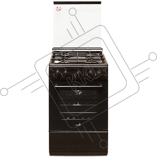 Плита газовая Cezaris ПГ 2150-09 коричневый, конфорок 4 шт, духовка 43 л, 50 см x 85 см x 50 см