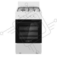 Плита газовая Maunfeld MGC50GEW08 белый, конфорок 4 шт, духовка 59 л, 50 см x 88 см x 65 см