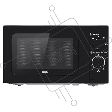 Микроволновая печь BBK 20MWS717MB черный, 20 л, 700 Вт, переключатели - поворотный механизм