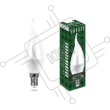 Лампа светодиодная SAFFIT SBC3707 (55055) 7 вт Е14 белый матовая свеча на ветру