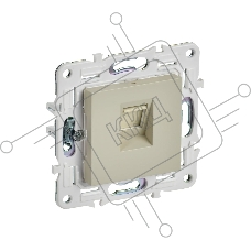 Розетка компьютерная IEK SKANDY SK-K01B RJ45 кат.5E бежевый SK-K10-1-K10
