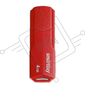 Флешь диск USB SmartBuy 4GB CLUE Red (SB4GBCLU-R)