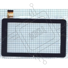 Сенсорное стекло (тачскрин) TPC-51072 V3.0, черное