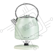 Чайник электрический Galaxy Line GL 0333, мятный, металл, 2200 Вт, 1,5 л