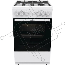 Плита газовая Gorenje GG5A11WF белый, конфорок 4 газовых, духовка 70 л, 50 см x 85 см x 59.4 см